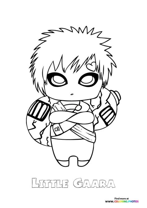 Gaara Coloring Pages