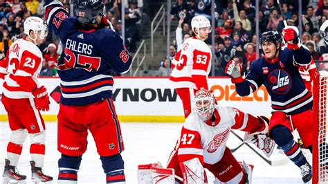 Gabe Vilardi has goal and 2 assists, Jets beat Red Wings 5-2