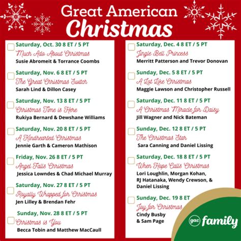 Updated on August 11, 2023 01:50PM EDT Photo: Great American Family Who knew Christmas movies could be so competitive? While the Hallmark Channel is still the reigning leader in feel-good.... 