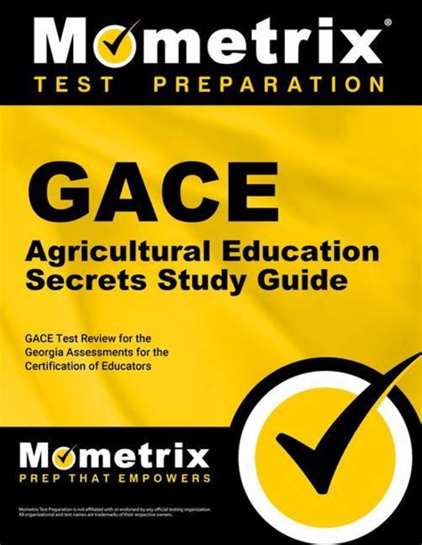 Gace agricultural education secrets study guide gace test review for the georgia assessments for the certification of educators. - Hotpoint 9555 wap washing machine repair manual.