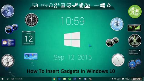 Gadgets for Windows 10 - YouTube