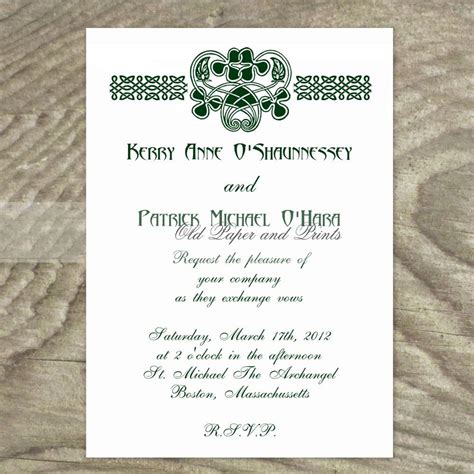 Gaelic Tradition Invitations & Invitation Templates Zazzle