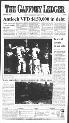 Gaffney ledger front page today.  This year&rsquo;s &lsquo;cover girls&rsquo; are Bet...