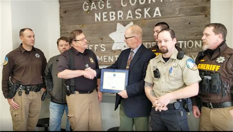 Gage County Sheriff's Office, Beatrice, Nebraska. 6,52