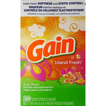 Gain Dryer Sheets Bulk Case 15 - bargainw.com