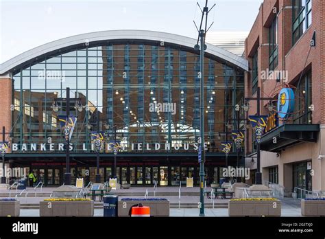 Gainbridge fieldhouse, section 1, home of Indiana Pacers, Indiana …