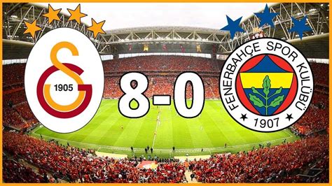 Galatasaray 12 0 fenerbahçe