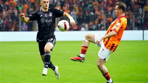 Galatasaray Beşiktaş derbi maçı Nef Stadı'nda oynanacak maç, saat 20.