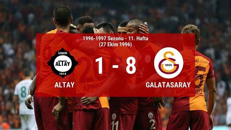 Galatasaray altay maç skoru