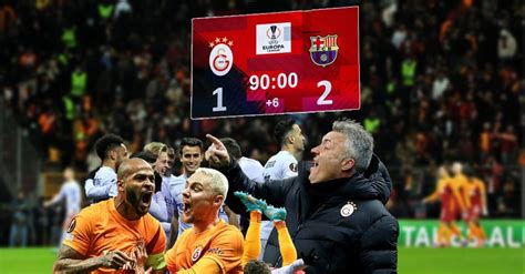 Galatasaray barcelona mac sonucu