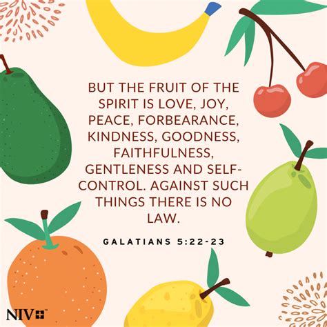 Galatians 5:22 NIV - But the fruit of the Spirit is love, - Bible Gateway