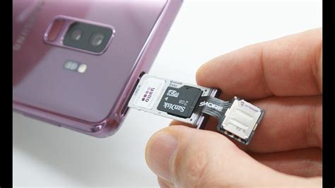 Galaxy S9 Plus Sd Card Slot How To Open 