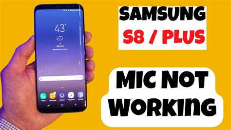 Galaxy s8 speakerphone mic not working.  By following the steps outlin...