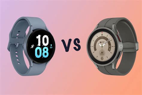 Galaxy watch 5 vs 5 pro. The Watch 5 Pro is more durable than the regular Galaxy Watch 5. It has a raised rim around the screen, titanium construction and stronger sapphire crystal glass on the screen. With an IP68 rating ... 