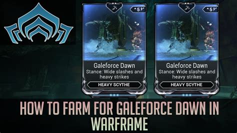 Galeforce Dawn Wide slashes and heavy strikes. Heavy Scythe ★★★ Wide slashes and heavy strikes.. 