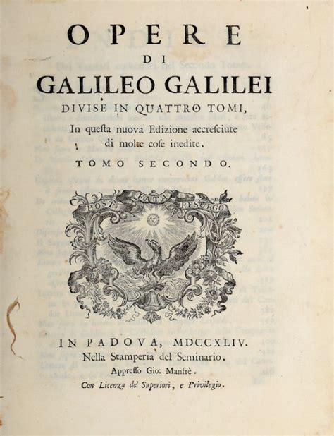 Galileo e le edizioni delle sue opere. - Pour une théologie de l'âge industriel..