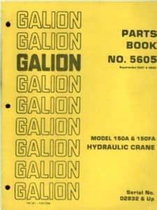 Galion model 150 manual for servicio. - Yamaha v star 1100 2000 factory service repair manual.