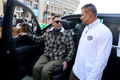 Gallery:  Gronk gifts cars to members of Army and Navy