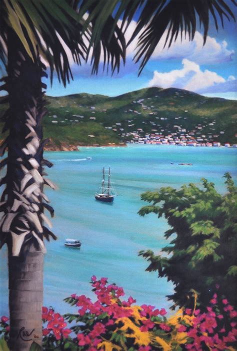 Gallery St. Thomas: Showcase Painter Rae Kehoe - Virgin Islands