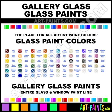 Gallery glass paint.  With a complete line of Window Color Paints, Window Color Glitter Paints...