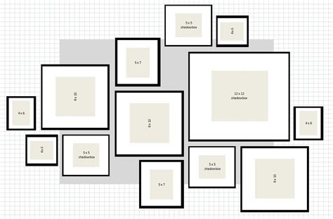Gallery wall template generator. Jan 30, 2019 · Don’t worry about the height on your horizontal pieces. Just make sure they’re long enough to stretch beyond one vertical piece and hit the midpoint of the other. 19 of 21. Image: Lindsey ... 