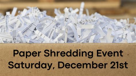 Galloway township shredding event 2021. .  ...