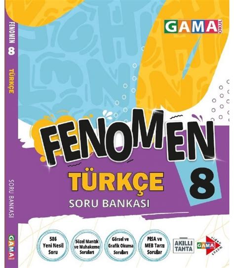 Gama yayınları 8 sınıf türkçe 3 lü set
