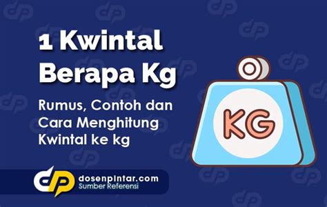 Gambar 1 Kwintal Berapa Kg Terbaru