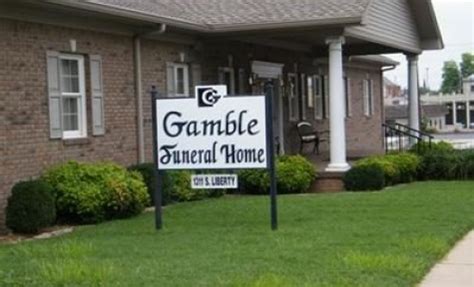 Gamble funeral home website.  1311 S LIBERTY ST. moons.  Gamble Funeral Home has been s...