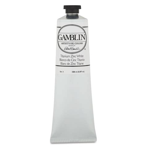 Gamblin : Artist Oil Paint : 150ml : Titanium Zinc White