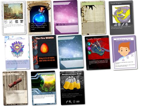 Game Card Design Template
