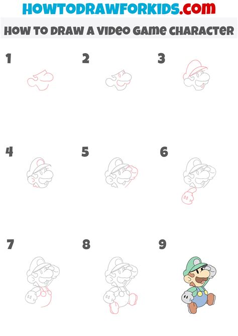 Game Character Drawing Easy How to Draw Video Game Characters DRAW