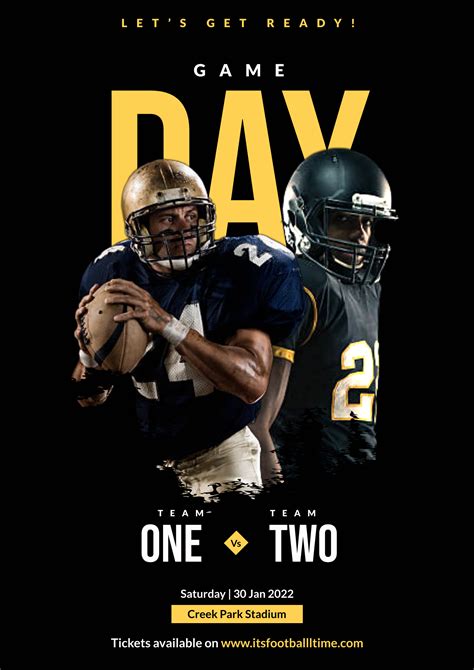 Game Day Poster Template