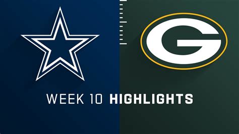 Game Highlights: Packers vs. Cowboys Week 10