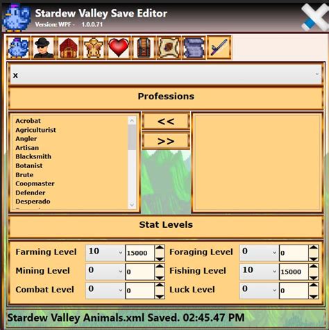 Game Save Editor save game editor stardew valley