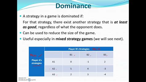 Game Theory Dominant Strategy YouTube