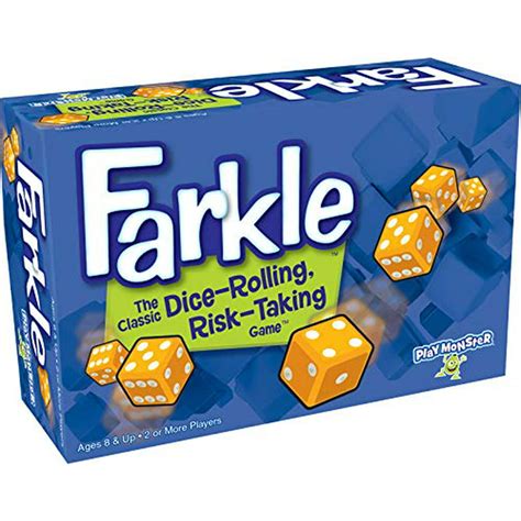 Farkle - Family Game Night Fun - Classic Dice-Rolling, Risk-Taking Game, For Adults and Kids Ages 8 and up Visit the PlayMonster Store 4.8 4.8 out of 5 stars 8,892 ratings.