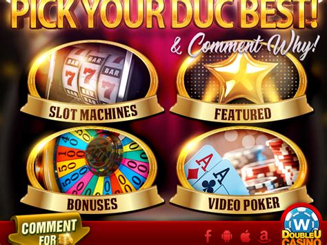 Here we i will list all the Doubledown casino free chips. Most of the Double Down casino promotions codes expire for 24-72 hours except Doubledown Casino Flashgiveaway that expires for 5 hours. Gamehunters club doubleu casino Downloadable software program generally is a few of affairs video games may even present nice ease by any platform or .... 