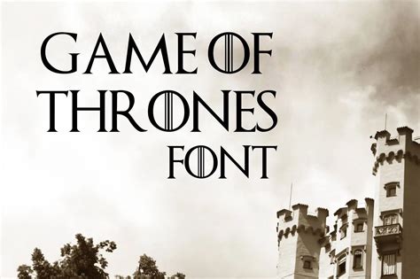 Game of Thrones Font