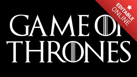 Game of Thrones Font Text Effect Generator