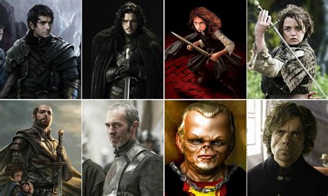 Game of thrones characters show vs book