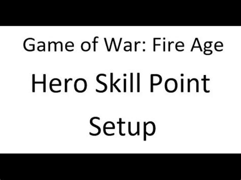 Game of war fire age hero skill tree guide. - 1996 compressore astro ac e manuali di sostituzione.