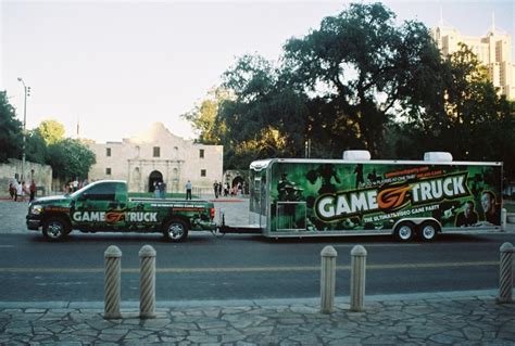 Game truck san antonio. GameTruck delivers exciting video game parties, outdoor laser tag, and Gameplex for events from children's birthday parties to corporate events. Log in to PartyLink Call (866)253-3191 