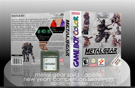 Gameboy Color Metal Gear Ghost Babel There Is Box Theory