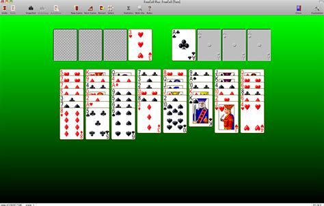 Solitaire FreeCell is a brain-teasing card game, where almost every hand is a winner. Move cards strategically to build foundation piles in ascending order. With open cells for temporary storage ....