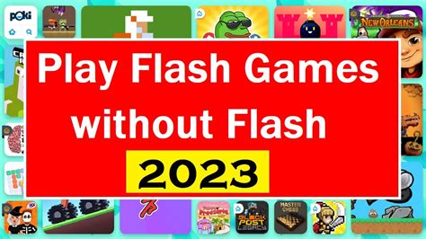 Games without a Flash Player - upjers