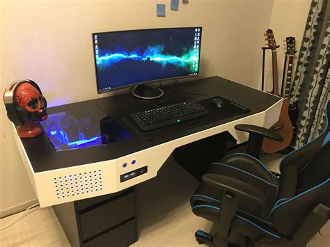 Gaming computer setup. From upgrading the CPU and graphics card to adding additional RAM and tweaking performance settings, a custom gaming PC helps players gain a competitive edge ... 