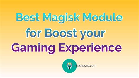 Gaming magisk module 2025. Boost FPS,enhance graphics,and optimize your Android device ...