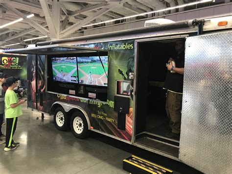 Gaming truck near me. CONTACT US. Welcome to Arcade on Wheels. Our Mobile Video Game Trailer is outfitted with the latest gaming equipment. The climate controlled luxury interiors feature giant HD screens, awesome sound and light experience and all the latest Xbox, PlayStation and Wii consoles and games. 