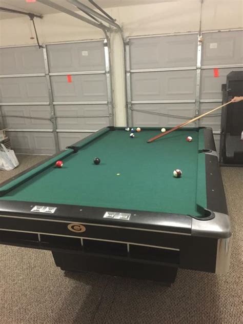 Gandy pool table. The item “Gandy 9-ft. Pool Table” is in sale since Monday, November 16, 2020. This item is in the category “Sporting Goods\Indoor Games\Billiards\Tables”. The seller is “chillipepper412″ and is located in Scenery Hill, Pennsylvania. This item can’t be shipped, the buyer must pick up the item. 